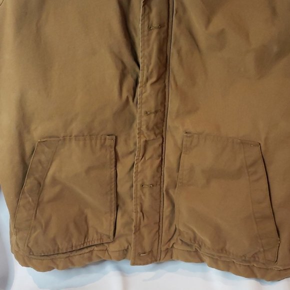 𝅺AMERICAN Eagle Outerwear  Men's XL Brown 100% Cotton Brown Sherpa - Picture 5 of 16